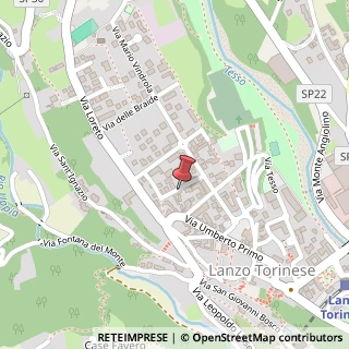 Mappa Via Vittorio Veneto, 21, 10074 Lanzo Torinese, Torino (Piemonte)