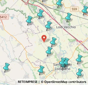 Mappa 26853 Caselle Lurani LO, Italia (6.2135)