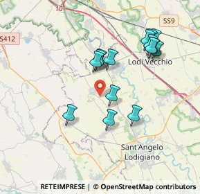 Mappa 26853 Caselle Lurani LO, Italia (3.55067)