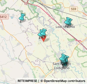 Mappa 26853 Caselle Lurani LO, Italia (4.58833)