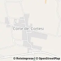 Kaart Corte de' Cortesi con Cignone