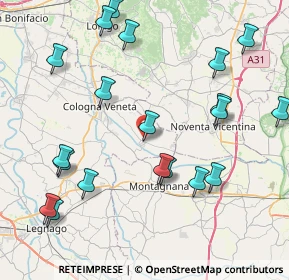 Mappa Via Zona Artigianale, 37040 Roveredo di Guà VR, Italia (9.603)