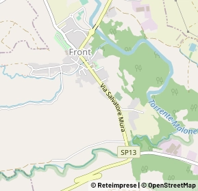 Mappa 10070 Front TO, Italia (0.36538)
