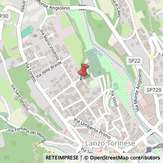 Mappa Via della Libertà, 33, 10074 Lanzo Torinese, Torino (Piemonte)
