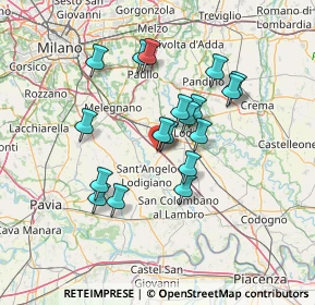 Mappa Via Giuseppe Garibaldi, 26851 Borgo San Giovanni LO, Italia (11.83444)