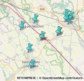 Mappa Via Giuseppe Garibaldi, 26851 Borgo San Giovanni LO, Italia (4.21273)