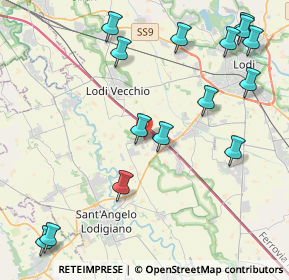 Mappa Via Giuseppe Garibaldi, 26851 Borgo San Giovanni LO, Italia (5.19)