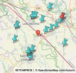 Mappa Via Giuseppe Garibaldi, 26851 Borgo San Giovanni LO, Italia (4.3055)