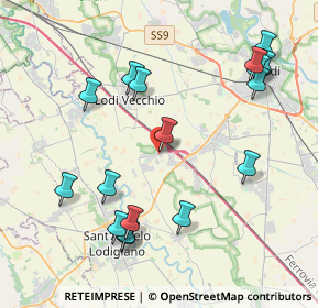 Mappa Via Giuseppe Garibaldi, 26851 Borgo San Giovanni LO, Italia (4.52118)