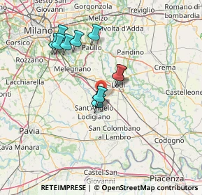 Mappa Via Kennedy, 26851 Borgo San Giovanni LO, Italia (12.12)