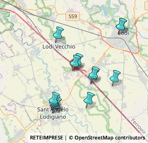 Mappa Via Kennedy, 26851 Borgo San Giovanni LO, Italia (3.69538)