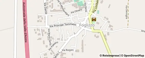 Mappa Foglizzo