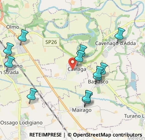 Mappa Via E. Mattei, 26824 Cavenago d'Adda LO, Italia (2.27692)