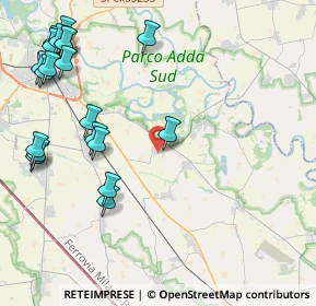 Mappa Via E. Mattei, 26824 Cavenago d'Adda LO, Italia (5.468)