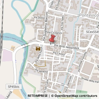 Mappa Via Venti Settembre, 14, 25026 Pontevico, Brescia (Lombardia)