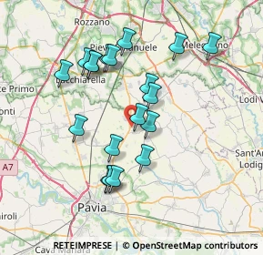 Mappa Str. Vicinale delle Vigne, 27010 Bornasco PV, Italia (6.77947)