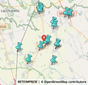 Mappa Str. Vicinale delle Vigne, 27010 Bornasco PV, Italia (3.70333)