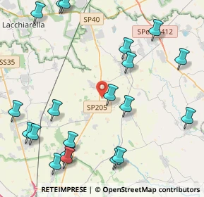 Mappa Str. Vicinale delle Vigne, 27010 Bornasco PV, Italia (5.462)