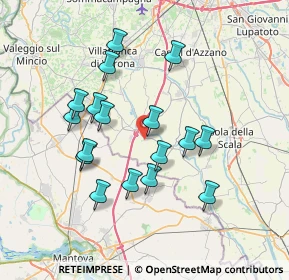 Mappa Via Antonio Salieri, 37060 Nogarole Rocca VR, Italia (6.72118)