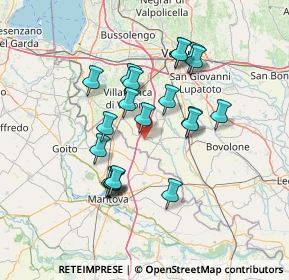 Mappa Via Feudo, 37060 Nogarole Rocca VR, Italia (12.3105)