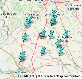 Mappa Via Feudo, 37060 Nogarole Rocca VR, Italia (7.43706)