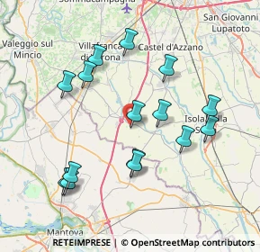 Mappa Via Feudo, 37060 Nogarole Rocca VR, Italia (7.58)