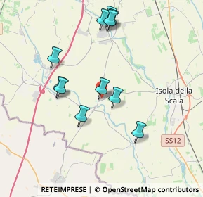 Mappa Via Aldo Moro, 37060 Trevenzuolo VR, Italia (3.68909)