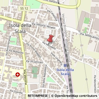 Mappa Via Mandella, 7B, 37063 Isola della Scala VR, Italia, 37063 Isola della Scala, Verona (Veneto)