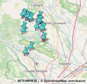 Mappa Strada Grange, 10070 Front TO, Italia (7.368)