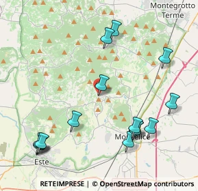 Mappa Via Ventolone, 35032 Arquà Petrarca PD, Italia (4.872)