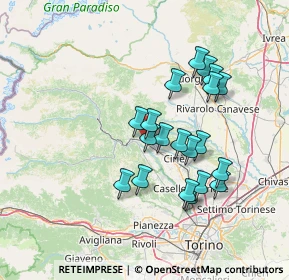 Mappa Via Sant'Anna, 10070 Balangero TO, Italia (12.554)