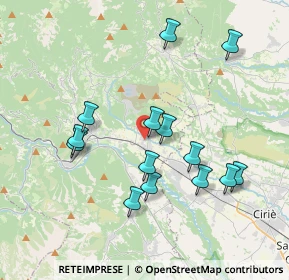 Mappa Via Sant'Anna, 10070 Balangero TO, Italia (3.66357)