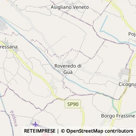 Mappa Roveredo di Guà
