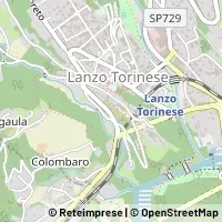 Mapa Lanzo Torinese