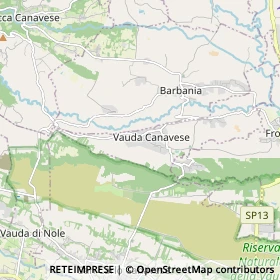 Mappa Vauda Canavese