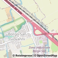 Map Borgo San Giovanni