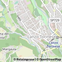 Map Lanzo Torinese