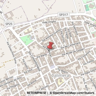 Mappa Via montinari 41, 73021 Calimera, Lecce (Puglia)