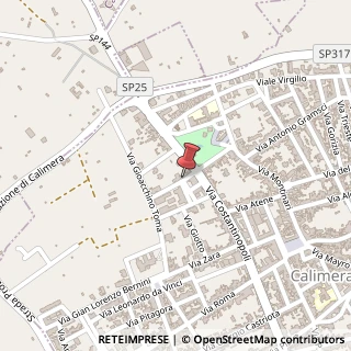 Mappa Via G. Casciaro, 13, 73021 Calimera, Lecce (Puglia)