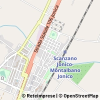 Karte Scanzano Jonico