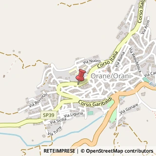 Mappa Corso Garibaldi, 35, 08026 Orani, Nuoro (Sardegna)