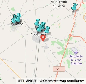 Mappa Le 73043, 73043 Copertino LE, Italia (4.675)