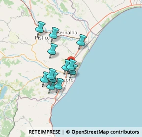 Mappa Via Piemonte, 75020 Scanzano Jonico MT, Italia (11.87833)