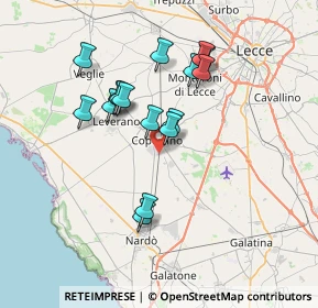 Mappa Via Genova, 73043 Copertino LE, Italia (6.80688)