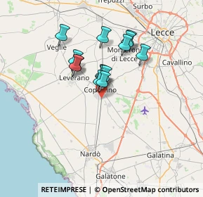 Mappa Via Genova, 73043 Copertino LE, Italia (5.60714)
