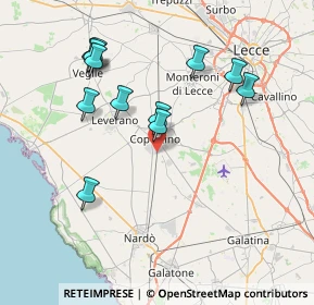 Mappa Via Genova, 73043 Copertino LE, Italia (8.38917)