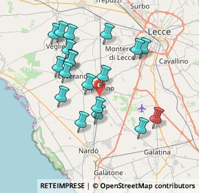 Mappa Via Genova, 73043 Copertino LE, Italia (7.61316)