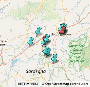 Mappa Zona Artigianale Località Istolo, 08026 Orani NU, Italia (11.25684)