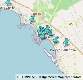 Mappa Via Silvio Pellico, 73010 Porto Cesareo LE, Italia (1.25455)