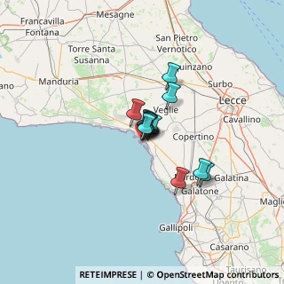 Mappa Via Silvio Pellico, 73010 Porto Cesareo LE, Italia (6.87154)